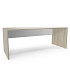 Kancelářský stůl Viva, 200 x 80 x 75 cm, rovné provedení, dub oyster/bílý