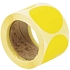 Samolepicí značkovací kolečka Manutan Expert, žlutá, průměr 70 mm, 500 ks na roli