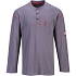 Triko Bizflame FR Henley, šedá, vel. 4XL