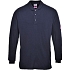 Polokošile s dlouhým rukávem Flame Resistant Anti-Static, modrá, vel. 4XL