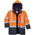 Bunda Bizflame Rain Hi-Vis Multi-Protection, modrá/oranžová, vel. L