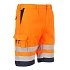 Reflexní kraťasy Hi-Vis, oranžová/modrá, vel. L