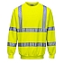 Reflexní mikina Hi-Vis, žlutá, vel. S