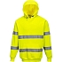 Reflexní mikina Hi-Vis s kapucí, žlutá, vel. XL