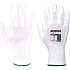 Rukavice PU dlaň (480 párů), bílá, vel. XS