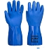 Chemické rukavice Marine Ultra PVC, modrá, vel. L
