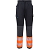 Kalhoty KX3 Hi-Vis Flexi, černá/oranžová, vel. S