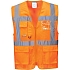 Reflexní vesta Athens MeshAir Hi-Vis, oranžová, vel. XXL