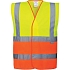 Reflexní vesta Plus Hi-Vis, žlutá/oranžová, vel. S - M