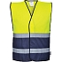 Hi-Vis reflexní vesta dvoubarevná, tmavě modrá/žlutá, vel. L-XL