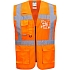 Reflexní vesta Madrid Executive Hi-Vis, oranžová, vel. XXL