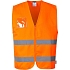 Reflexní vesta Polycotton Hi-Vis, oranžová, vel. M