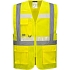 Reflexní vesta Executiv Glowtex Hi-Vis se zipem Ezee, žlutá, vel. 4XL