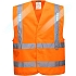 Reflexní vesta LED Vega Hi-Vis, oranžová, vel. S - M