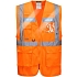 Reflexní vesta Executive Orion LED Hi-Vis, oranžová, vel. S