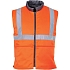 Reflexní oboustranná vesta Ris Hi-Vis, oranžová, vel. L