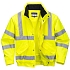 Reflexní bunda bomber Super Hi-Vis, žlutá, vel. M