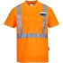 Reflexní tričko s krátkým rukávem Pocket Hi-Vis, oranžové, vel. 4XL
