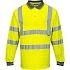 Reflexní polokošile s dlouhým rukávem Hi-Vis, žlutá, vel. XXL