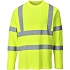 Reflexní tričko s dlouhým rukávem Cotton Plus Hi-Vis, žluté, vel. L
