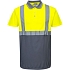 Reflexní polokošile s krátkým rukávem Two-Tone Hi-Vis, žlutá/šedá, vel. L