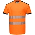 Reflexní tričko s krátkým rukávem PW3 Hi-Vis, oranžové/modré, vel. L