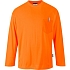 Triko Day-Vis s dlouhými rukávy, oranžová, vel. 4XL