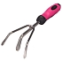 Ruční kultivátor GARDEN PINK ONE, nerez, 28cm SIXTOL