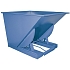 Výklopný kontejner VK01, modrý, objem 600 l