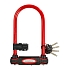 Zámek na kolo Master Lock 210mm, červený