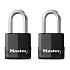 Set visacích zámků z vrstvené oceli Master Lock Excell 48mm, 2ks