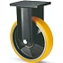 Polyuretanové transportní kolo s přírubou, průměr 150 mm, pevné, kuličkové ložisko