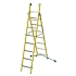 Výsuvný sklolaminátový žebřík Facal, 7 + 8 příček