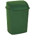 Odpadkový koš s výklopným víkem 26 l zelený
