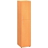 Vysoká úzká skříň Alfa 500, 178 x 40 x 47 cm, s dvířky - pravé provedení, dezén buk Bavaria
