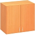 Přístavbová nízká široká skříň Alfa 500, 71,7 x 80 x 47 cm, s dvířky, dezén buk Bavaria