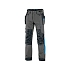 Kalhoty CXS NAOS pánské, šedo-černé, HV modré doplňky, vel. 64