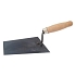 TOPTRADE lžíce zednická, ocelová, profi, 160 x 130 mm
