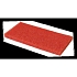TOPTRADE povrch náhradní, molitan hrubý, řezaný, 250 x130 x 30 mm