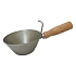 TOPTRADE naběračka s rukojetí, pozinkovaná, průměr 150 mm