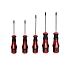 TOPTRADE šroubovák torx, magnetický, S2, sada 5 ks