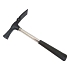TOPTRADE kladivo zednické, s kovovou násadou, s vytahovákem, 700 g