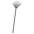 TOPTRADE hrábě Švédské, planžetové, pevné, kovová násada, délka 1500 mm, Profi