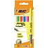 Sada zvýrazňovačů BIC Highlighter Grip, 5 ks