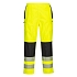 Dámské kalhoty do deště PW3 Hi-Vis, černá/žlutá, vel. XL