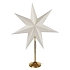 Vánoční hvězda papírová se zlatým stojánkem, 45 cm, vnitřní