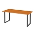 Kancelářský stůl Square, 140 x 80 x 75 cm, rovné provedení, třešeň