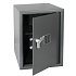 Nábytkový trezor s elektronickým zámkem, číselnou klávesnicí a páčkou k otevření, 500 x 350 x 330 mm