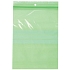 Recyklované uzavíratelné sáčky se zipem Manutan Expert, 50 mic, zelená, 200 x 150 mm, 100 ks