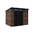 Zahradní domek Horizontal 9 x 7, hnědý